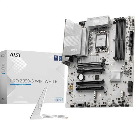 Tarjeta Madre MSI PRO Z890-S WIFI White ATX LGA 1851 DDR5 8800