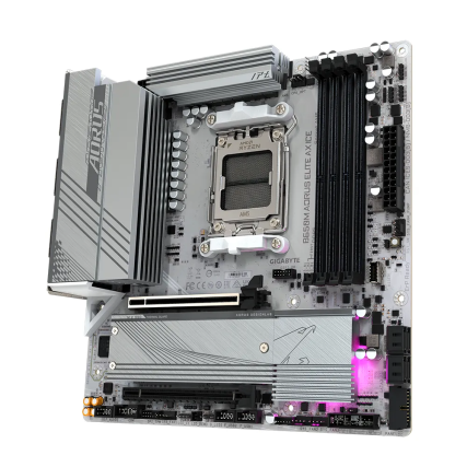 Tarjeta Madre Gigabyte B650M AORUS ELITE AX AM5 DDR5 Micro ATX WiFi 6 HDMI DP