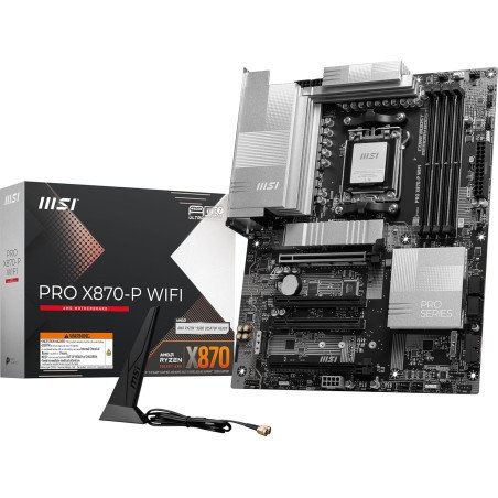 Tarjeta Madre MSI PRO X870E-P WIFI AM5 DDR5 ATX PCIe 5.0 M.2