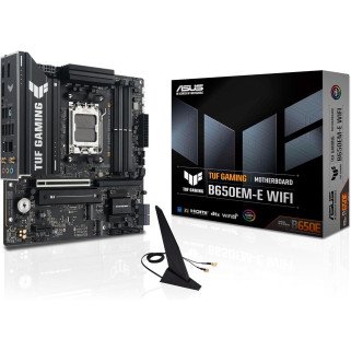 Tarjeta Madre ASUS TUF GAMING B650M-PLUS WIFI AM5 DDR5 PCIe 4.0 Micro ATX WiFi 6E HDMI DP