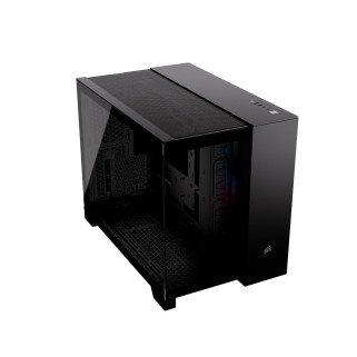 Gabinete Corsair iCUE Link 2500X RGB Negro Cristal Templado Mid-Tower ATX Sin Fuente