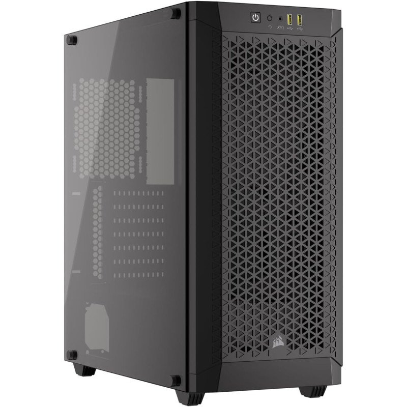 Gabinete Corsair 480T Airflow Negro Cristal Templado Med-Torre Sin Fuente
