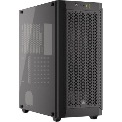 Gabinete Corsair 480T Airflow Negro Cristal Templado Med-Torre Sin Fuente