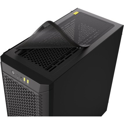 Gabinete Corsair 480T Airflow Negro Cristal Templado Med-Torre Sin Fuente