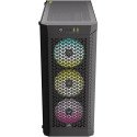 Gabinete Corsair 480T RGB Airflow Negro Cristal Templado Med-Torre Sin Fuente