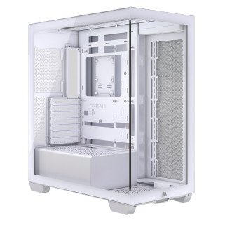 Gabinete Corsair 3500X Blanco Cristal Templado Med-Torre Sin Fuente