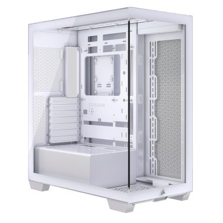 Gabinete Corsair 3500X Blanco Cristal Templado Med-Torre Sin Fuente