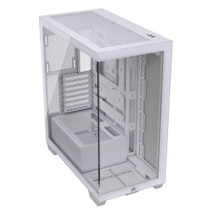 Gabinete Corsair 3500X Blanco Cristal Templado Med-Torre Sin Fuente