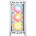 Gabinete Gamer Corsair 4000D FRAME RS ARGB Blanco CC-9011297-WW Cristal Templado Mid-Tower ATX