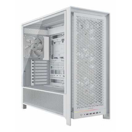 Gabinete Gamer Corsair 5000D FRAME Blanco CC-9011308-WW Cristal Templado Mid-Tower ATX