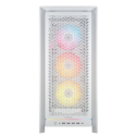 Gabinete Gamer Corsair 5000D FRAME ARGB Blanco CC-9011310-WW Cristal Templado Mid-Tower ATX