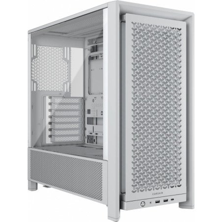 Gabinete Corsair 4000D Frame RS Blanco Cristal Templado Mid Tower ATX Sin Fuente
