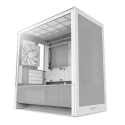 Gabinete NZXT H3 Flow Blanco Mid Tower Micro-ATX/Mini-ITX con 1 Ventilador CC-H31FW-01