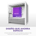 Gabinete NZXT H3 Flow Blanco Mid Tower Micro-ATX/Mini-ITX con 1 Ventilador CC-H31FW-01