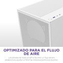Gabinete NZXT H5 Flow Blanco Compact Mid-Tower ATX 1 Ventilador Sin Fuente