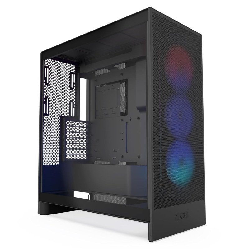 Gabinete NZXT H7 Flow RGB Negro ATX Cristal Templado F360 RGB Gabinete NZXT H7 Flow RGB Negro ATX Cristal Templado F360 RGB