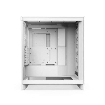 Gabinete Gamer NZXT H7 Flow RGB CM-H72FW-R1 Blanco Mid-Tower ATX con 3 Ventiladores RGB