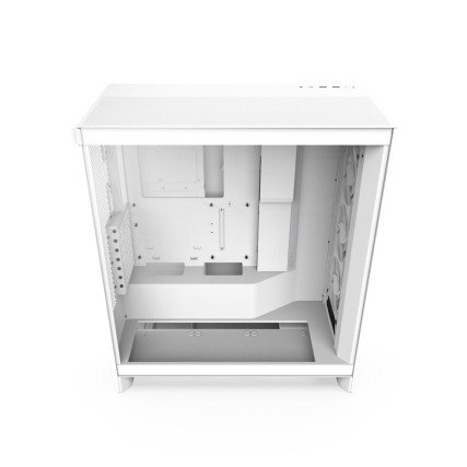 Gabinete Gamer NZXT H7 Flow RGB CM-H72FW-R1 Blanco Mid-Tower ATX con 3 Ventiladores RGB