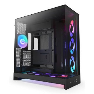 Gabinete Gamer NZXT H9 Flow 2 RGB CM-H92FB-P1 Negro ATX con USB Tipo C