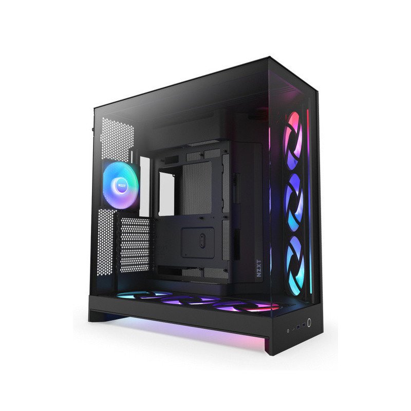 Gabinete Gamer NZXT H9 Flow 2 RGB CM-H92FB-P1 Negro ATX con USB Tipo C Gabinete Gamer NZXT H9 Flow 2 RGB CM-H92FB-P1 Negro ATX con USB Tipo C