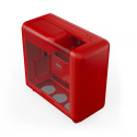 Gabinete Gamer HYTE X50 CS-HYTE-X50G-RR Rojo ATX con Panel de Vidrio Curvo