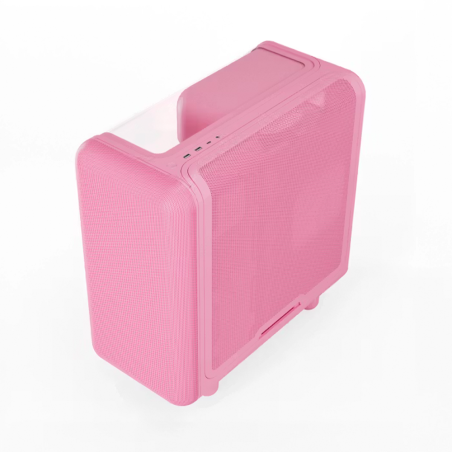 Gabinete Gamer HYTE X50 CS-HYTE-X50G-SM Rosa ATX con Panel de Vidrio Curvo