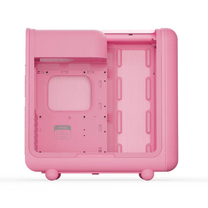 Gabinete Gamer HYTE X50 CS-HYTE-X50G-SM Rosa ATX con Panel de Vidrio Curvo