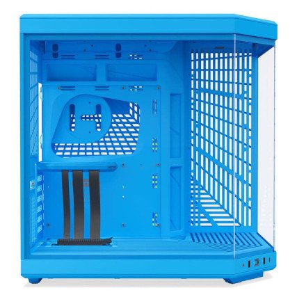 Gabinete HYTE Y70 Milky Blueberry Milk ATX con Cable Riser Incluido, Azul, Sin Fuente