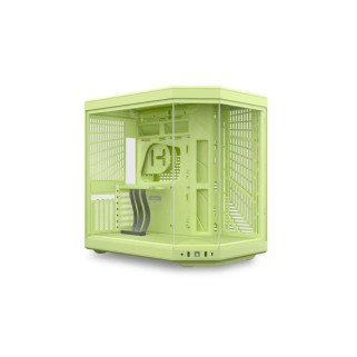 Gabinete HYTE Y70 Milky Matcha Milk Media Torre con Cable Riser Incluido, Sin Fuente