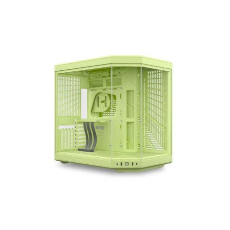 Gabinete HYTE Y70 Milky Matcha Milk Media Torre con Cable Riser Incluido, Sin Fuente