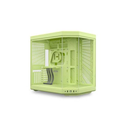 Gabinete HYTE Y70 Milky Matcha Milk Media Torre con Cable Riser Incluido, Sin Fuente