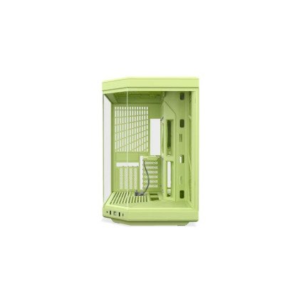 Gabinete HYTE Y70 Milky Matcha Milk Media Torre con Cable Riser Incluido, Sin Fuente