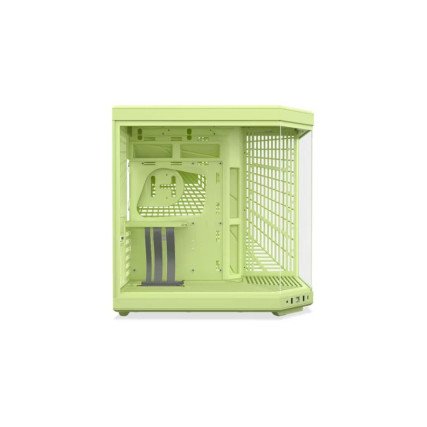 Gabinete HYTE Y70 Milky Matcha Milk Media Torre con Cable Riser Incluido, Sin Fuente