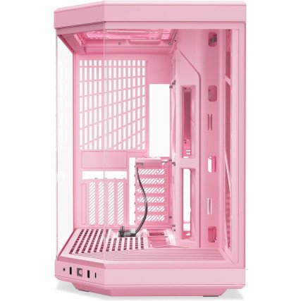 Gabinete HYTE Y70 Milky Strawberry Milk ATX con Cable Riser Incluido, Rosa, Sin Fuente