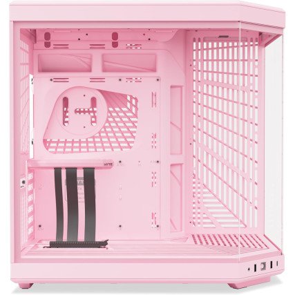 Gabinete HYTE Y70 Milky Strawberry Milk ATX con Cable Riser Incluido, Rosa, Sin Fuente