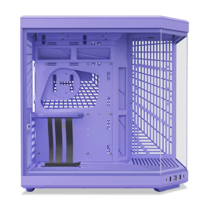 Gabinete HYTE Y70 Milky Taro Milk ATX con Cable Riser Incluido, Lila, Sin Fuente