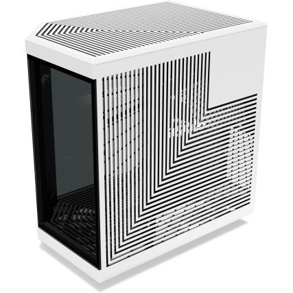 Gabinete HYTE Y70 Touch Infinite Panda con Pantalla LCD Touch 14.9", Negro/Blanco