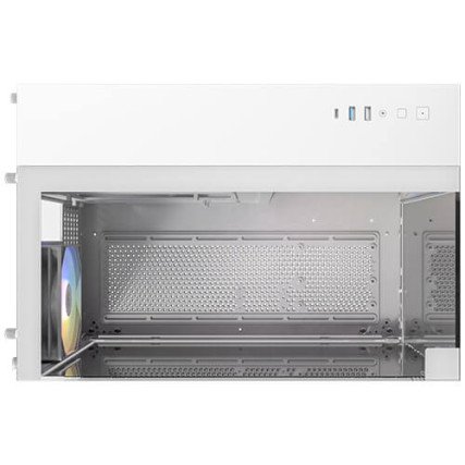 Gabinete ANTEC CX600M Trio ARGB White Mini Torre Micro-ATX con 3 Cristales, 3 Fans, Sin Fuente