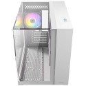 Gabinete ANTEC CX600M Trio ARGB White Mini Torre Micro-ATX con 3 Cristales, 3 Fans, Sin Fuente