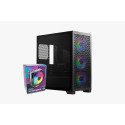 Gabinete Cooler Master Elite 302 Micro-ATX + Hyper 212 Spectrum V3 + MWE Gold 650 V3