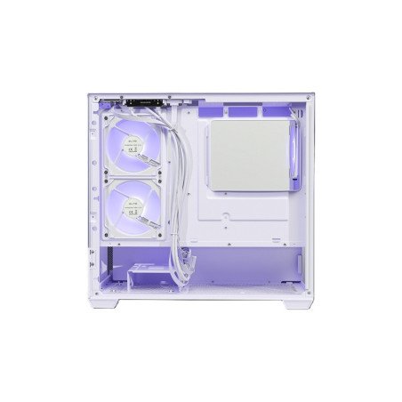 Gabinete Cooler Master Elite 490 Micro-ATX Blanco con Vidrio Templado, 3 Fans, USB Tipo-C, Sin Fuente