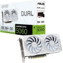 Tarjeta de Video ASUS Dual RTX 5060 O8G White 8GB GDDR7 PCIe 5.0 128-bit HDMI 3xDP