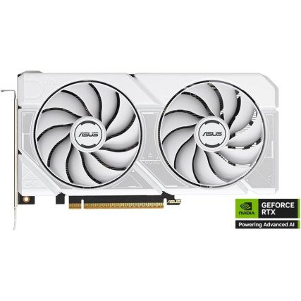 Tarjeta de Video ASUS Dual RTX 5060 O8G White 8GB GDDR7 PCIe 5.0 128-bit HDMI 3xDP