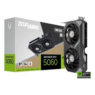 Tarjeta de Video ZOTAC NVIDIA GeForce RTX 5060 Twin Edge OC 8GB GDDR7 PCIe 5.0