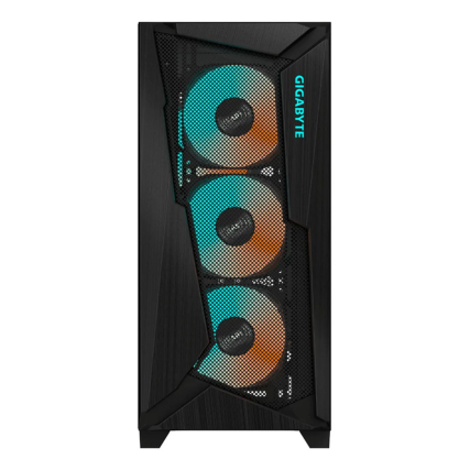 Gabinete GIGABYTE Glass C301 E-ATX USB 3.0 2x USB 3.1 4x ARGB Negro