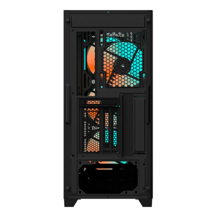 Gabinete GIGABYTE Glass C301 E-ATX USB 3.0 2x USB 3.1 4x ARGB Negro