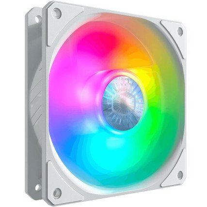 Ventilador Cooler Master SickleFlow Edge 3x120mm RGB Blanco 2500RPM Alto Flujo para Gabinete PC
