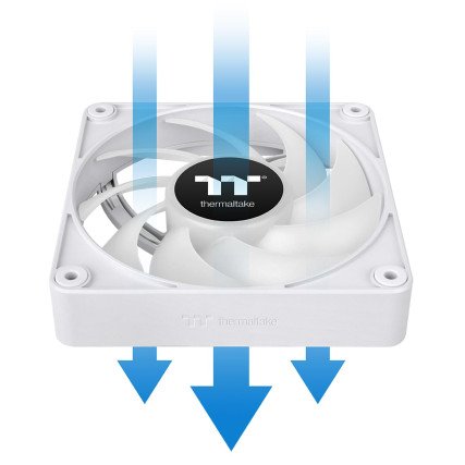 Ventilador Thermaltake SWAFAN EX12 ARGB Sync Kit 3x120mm 2000RPM Blanco para Gabinete PC