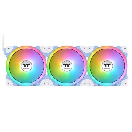 Ventilador Thermaltake SWAFAN EX12 ARGB Kit 3x120mm 2000RPM Azul para Gabinete PC Gaming