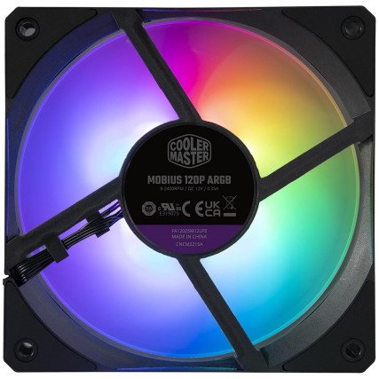 Ventilador Cooler Master Mobius 120P ARGB 120mm 2400RPM Alto Rendimiento para PC Gaming